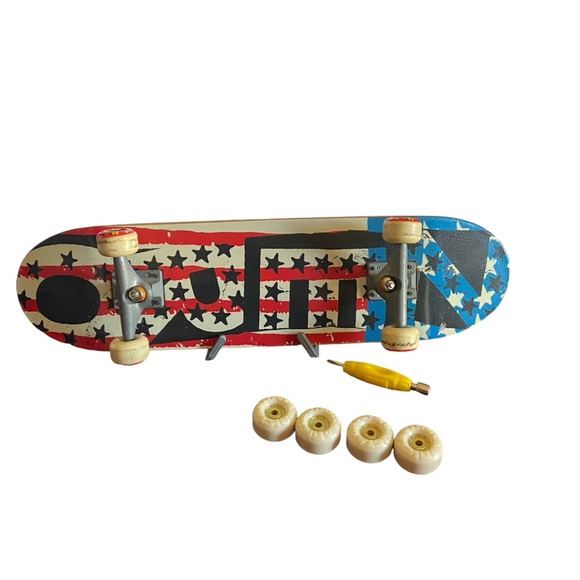 Zero American Flag Tech Deck Hand Board Rare Punk Classic - Picture 12 of 15